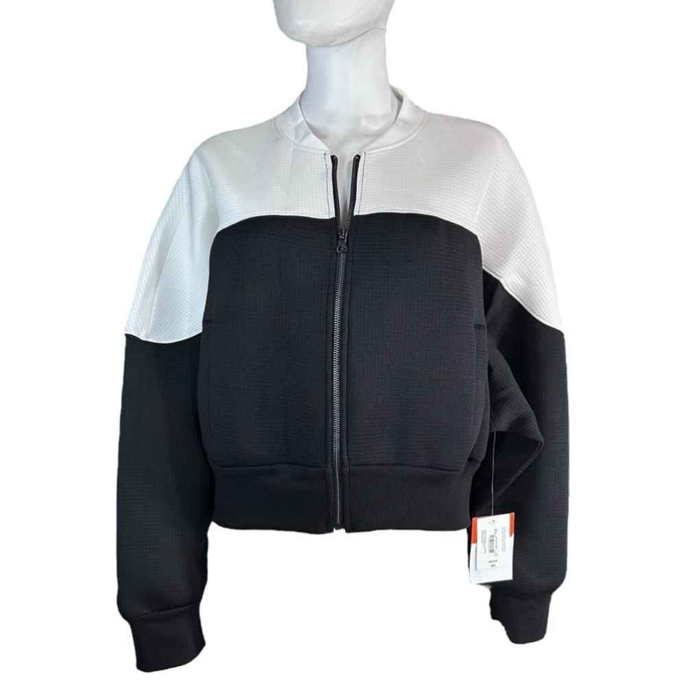 Sports Illustrated Bomber Jacket Black White Medium
